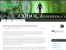Tablet Screenshot of cobolzombies.com